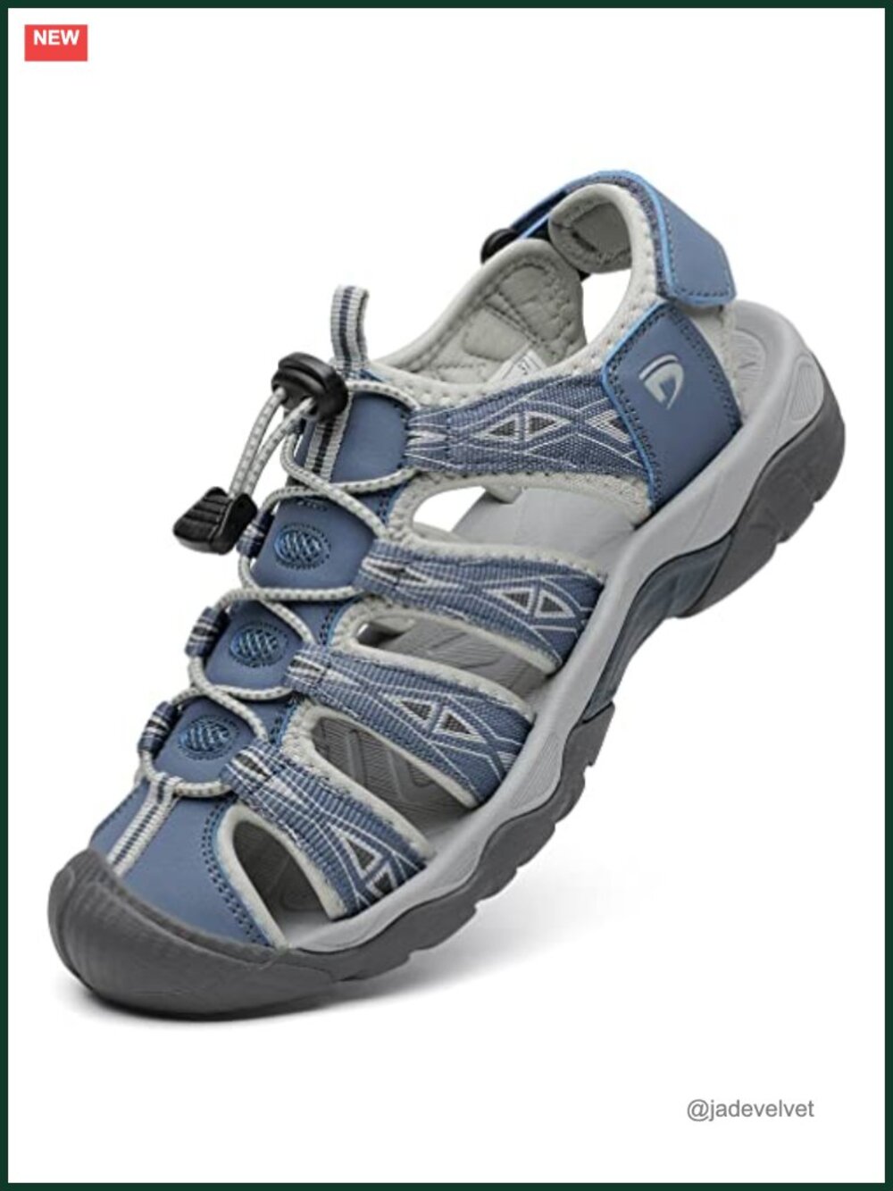 Women's Closed Toe Sport Hiking Sandals Lightweight Quick-Dry Water Shoes